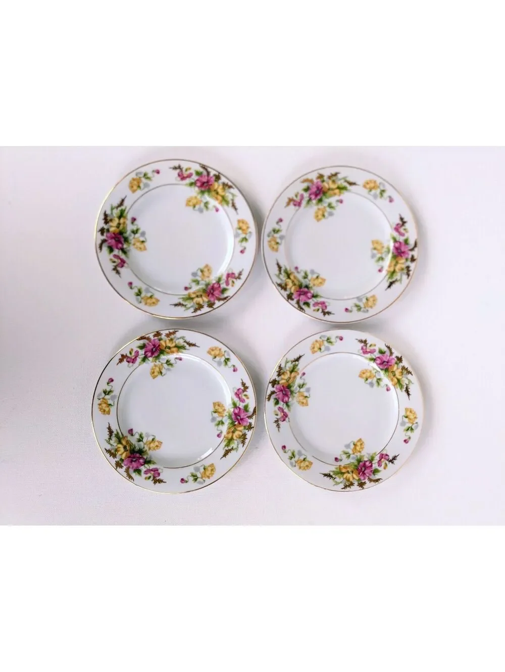 Rare Vintage Floral Porcelain Side Plate 